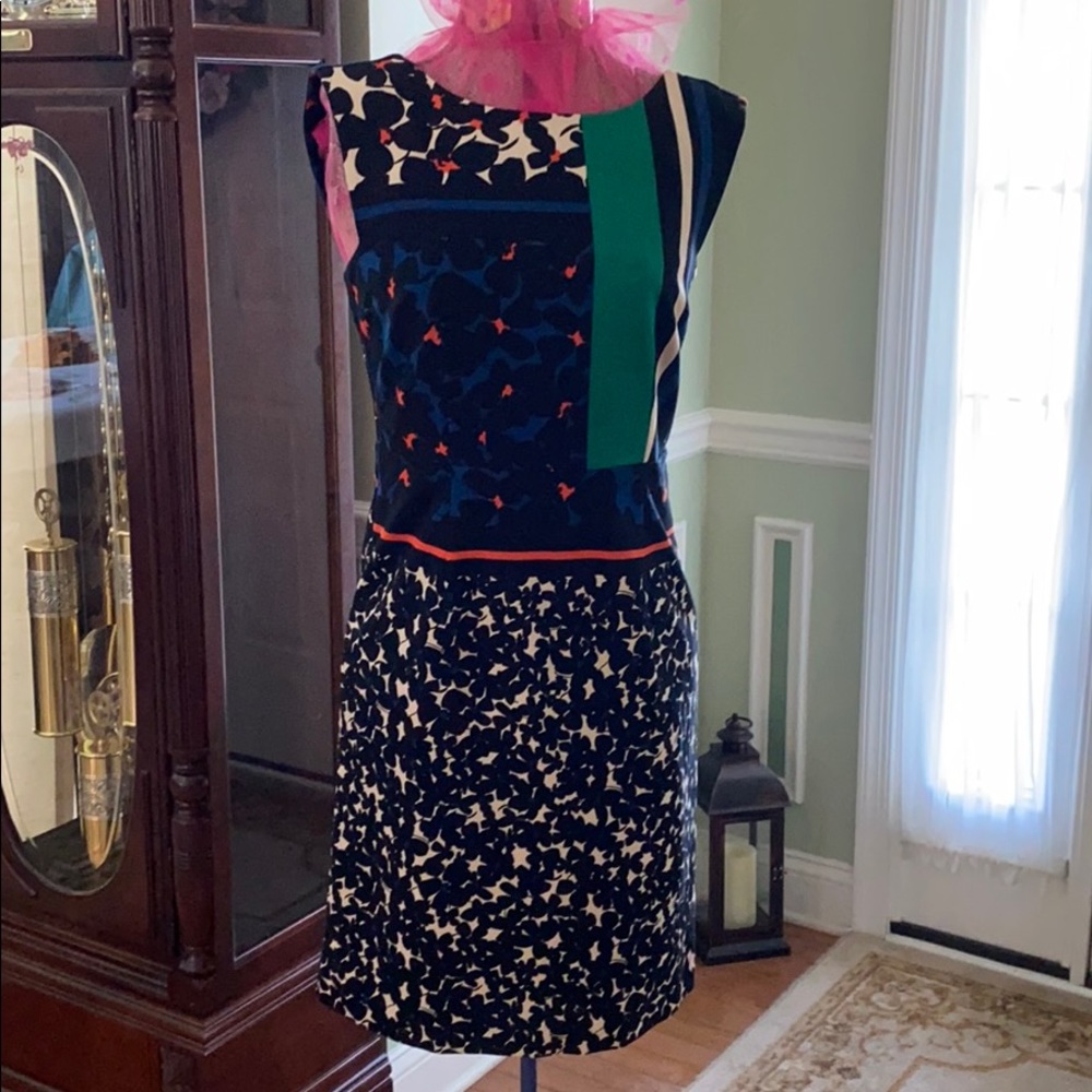 NWT Plenty by Tracy Reese MultiPattern Shift Dress